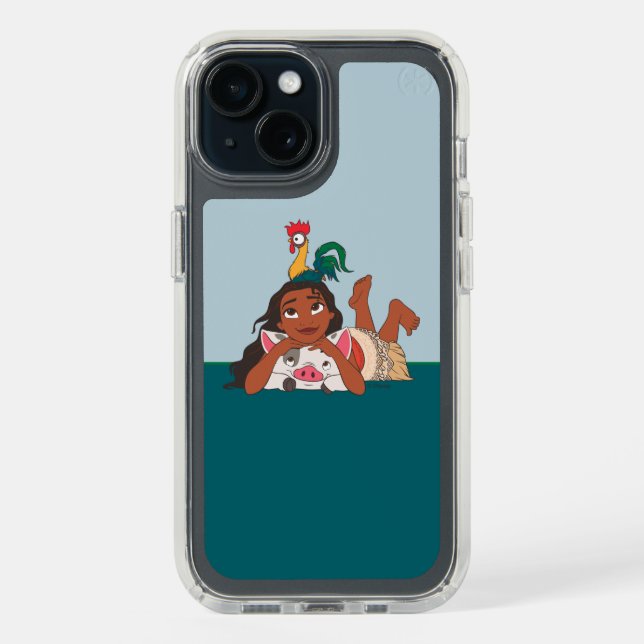 Disney's Moana | Moana & Friends Speck iPhone Case (Front (Black))