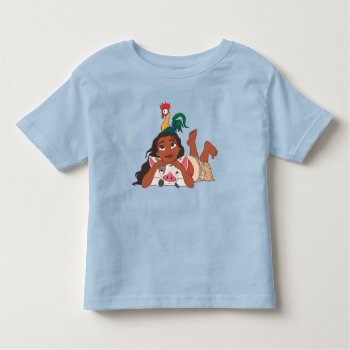 Disney's Moana | Moana & Friends Toddler T-shirt by Moana at Zazzle