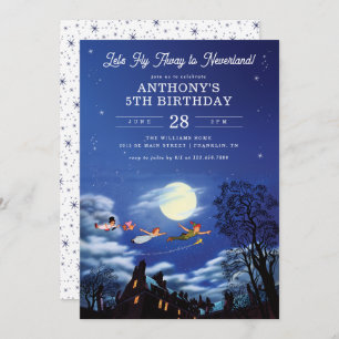 Disney's Peter Pan Neverland Birthday Invitation