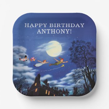 Disney's Peter Pan Neverland Birthday Paper Plates by peterpan at Zazzle