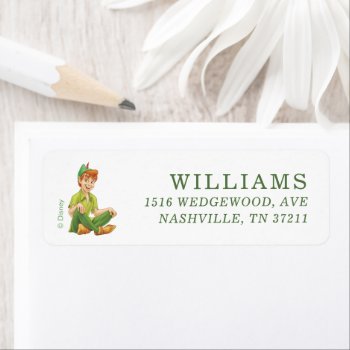 Disney's Peter Pan's Neverland Birthday Label by peterpan at Zazzle