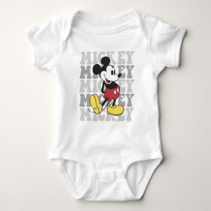 Disney's Retro Mickey Mouse Graphic Baby Bodysuit