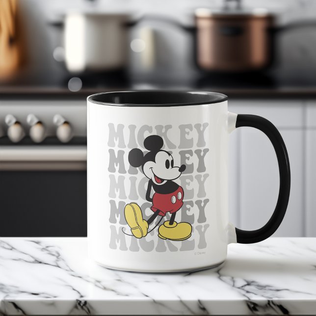 Disney's Retro Mickey Mouse Graphic Mug (Creator Uploaded)