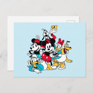 Disney's Sensational 6   A Classic Group Shot Postcard