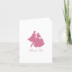 Disney's Sleeping Beauty Wedding Letterpress Thank You Card