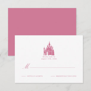 Disney's Sleeping Beauty Wedding RSVP Card