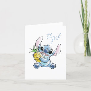 Disney's Stitch Baby Shower Thank You Card