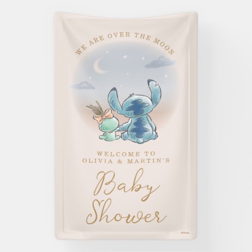 Disneys Stitch   Baby Shower Welcome Banner