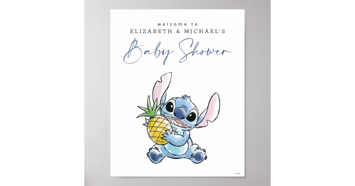 Lilo & Stitch Kids Birthday Backdrop Baby Shower Photography