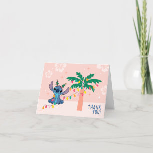 Disney's Stitch Birthday Thank You Card