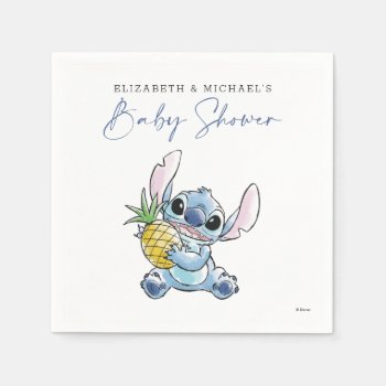 Disney's Stitch Tropical Baby Shower Napkins by LiloAndStitch at Zazzle