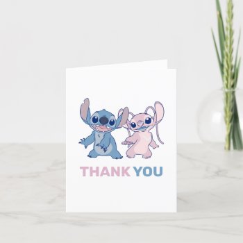 Disney's Stitch | Twins L Baby Shower Thank You by LiloAndStitch at Zazzle