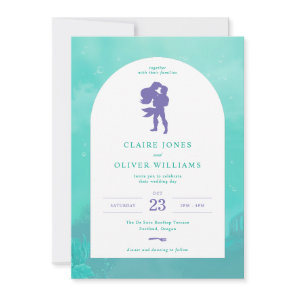Disney's The Little Mermaid Wedding Invitation