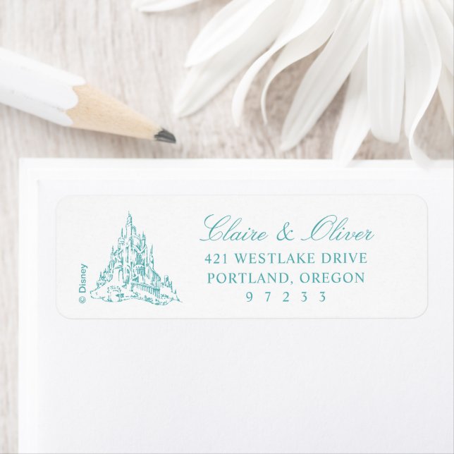 Disney's The Little Mermaid Wedding Label (Insitu)