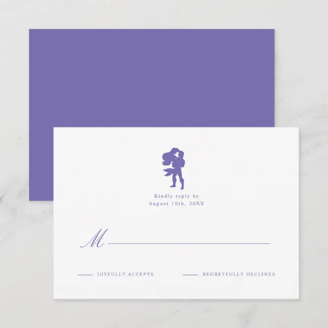 Disney's The Little Mermaid Wedding RSVP | Zazzle