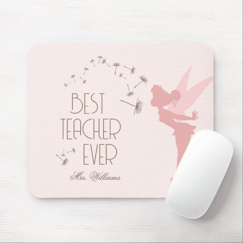 Disneys Tinker Bell _ Best Teacher Ever Mouse Pad
