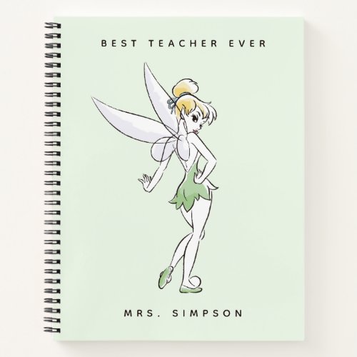 Disneys Tinker Bell  Best Teacher Ever Notebook