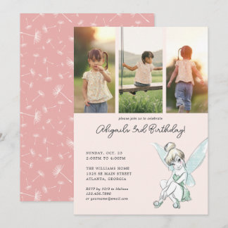 Disney's Tinker Bell Birthday | Photo Collage Invitation