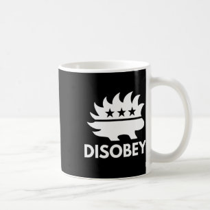 Disobey Libertarian Porcupine Resist Tyranny Gift Coffee Mug