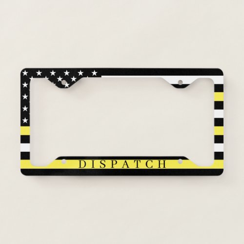 Dispatch License Plate Frame