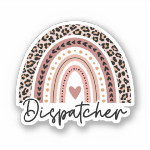 Dispatcher Leopard Rainbow, Emergency Dispatcher Sticker