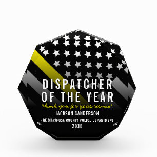 Dispatcher of the Year Employee Recognition Acrylic Award