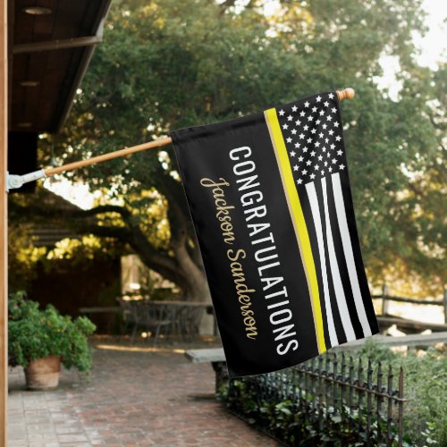 Dispatcher Retirement Party Thin Yellow Line House Flag