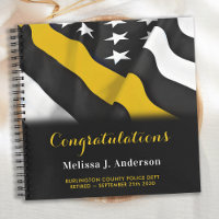 Dispatcher Retirement Thin Gold Line Party Guest