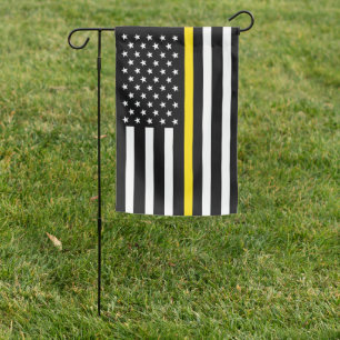Dispatcher Thin Yellow Line American Garden Flag