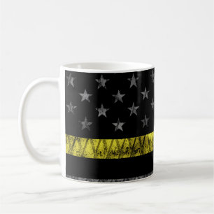 Dispatcher Thin Yellow Line Flag Coffee Mug