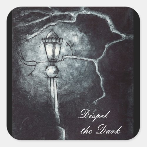 Dispel the Darkness Designs Square Sticker