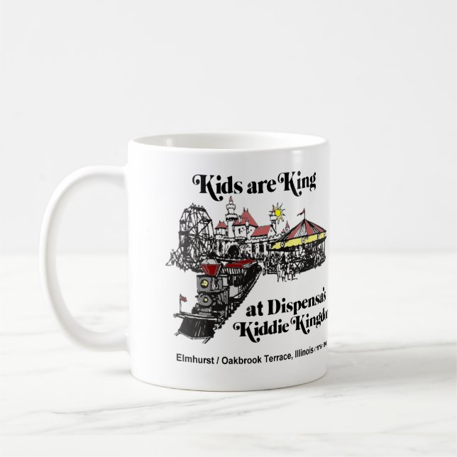 Dispensa's Kiddie Kingdom, Oakbrook Terrace Coffee Mug (Left)