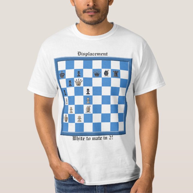 Displacement Chess Puzzle T-Shirt (Front)