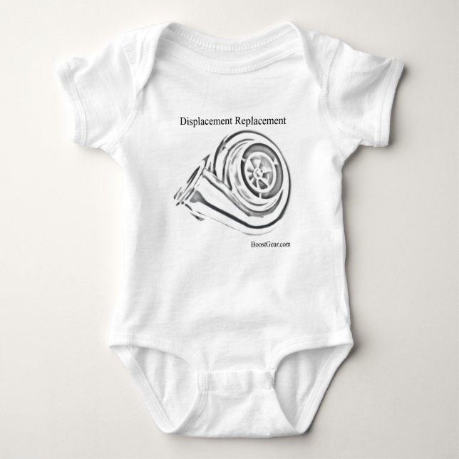 Displacement Replacement Turbo Baby Bodysuit (Front)