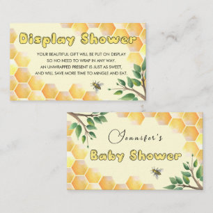 Display Baby Shower insert card