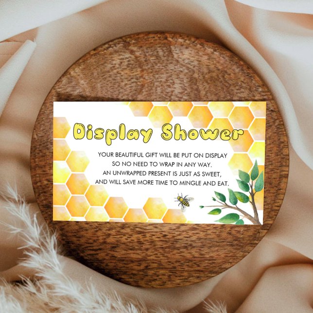 Display Baby Shower insert card (Creator Uploaded)