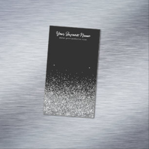 Display Earring Black Color Business Card Magnet