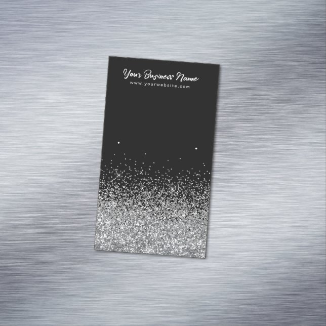  Display Earring Black Color Business Card Magnet (In Situ)