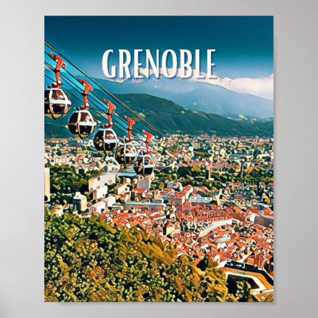 Poster HQ Affiche Vintage - Bal Des Étudiants De Grenoble 1897 - 35x60 Cm