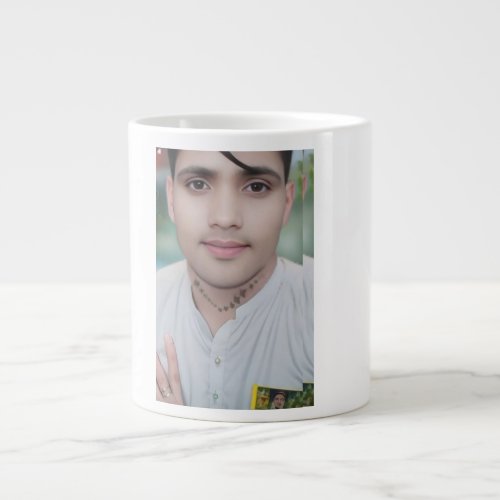 Display my your cough my news soap photo giant coffee mug