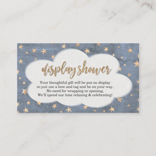 Display Shower Insert Boy Baby Shower Invitation Zazzle Com