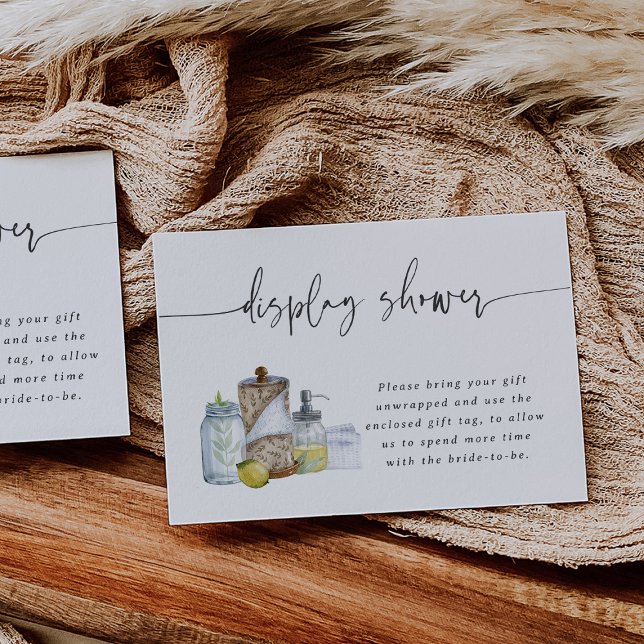 Display Shower Insert Card for Bridal Gifts (Creator Uploaded)