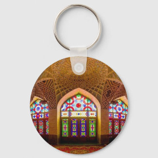 DISPLAY with respect: Religious Place of Worship Keychain