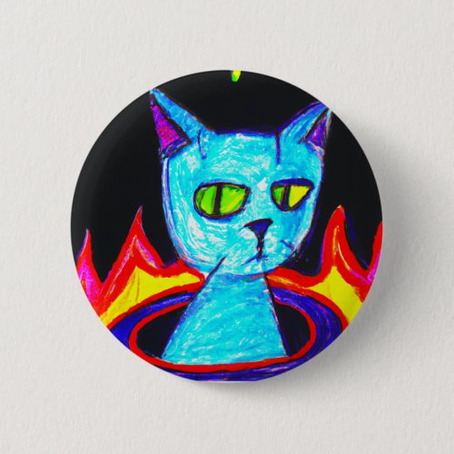 Displeased cat button