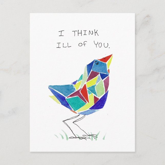 Displeased Postcard (Front)