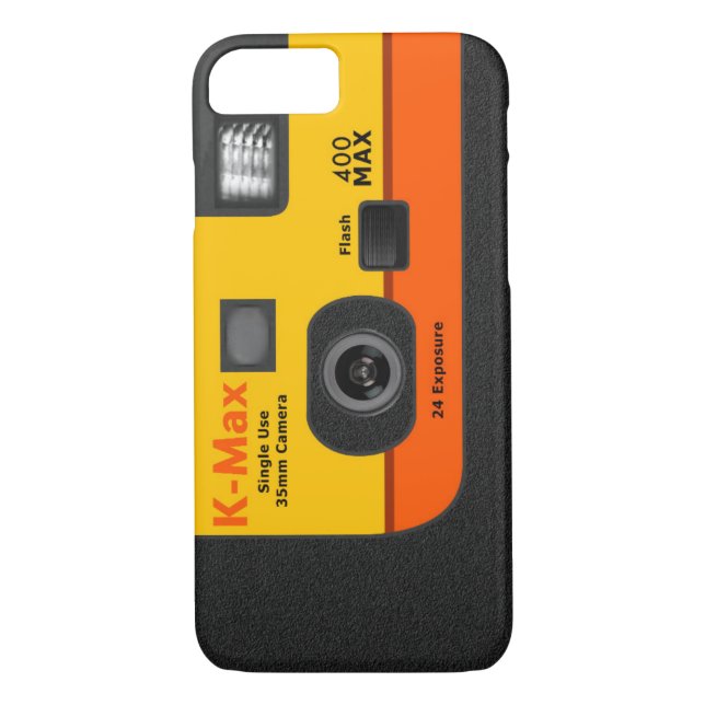 Disposable Camera - I6 Orange Case-Mate iPhone Case (Back)