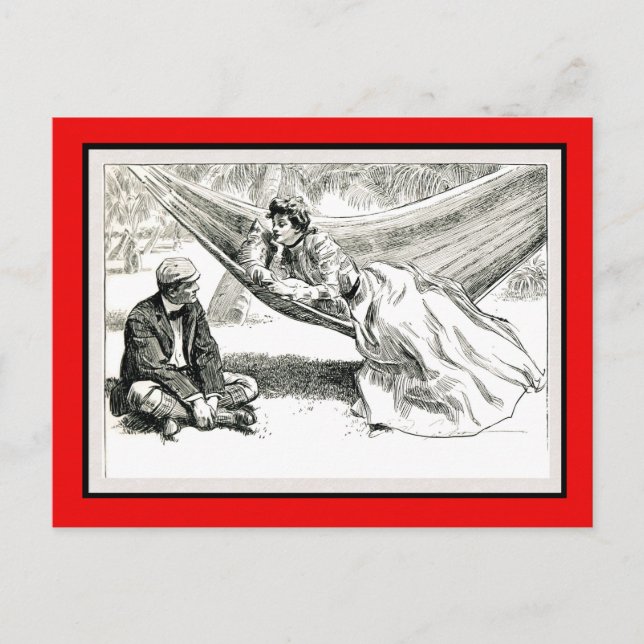 "Disposition" Charles Dana Gibson Valentine Holiday Postcard (Front)