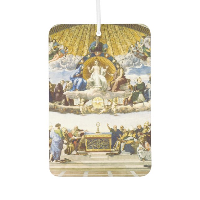 Disputation of the Holy Sacrament by Raphael Air Freshener (Front)