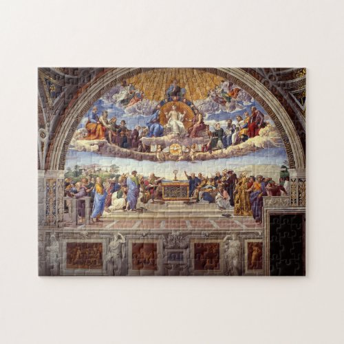 Disputation of the Holy Sacrament by Raphael Jigsaw Puzzle