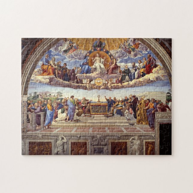 Disputation of the Holy Sacrament by Raphael Jigsaw Puzzle (Horizontal)